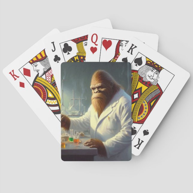 Jeu De Cartes Scientifique de Bigfoot (dos)