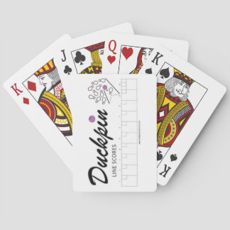 Jeu De Cartes Scores de lignes de goupille -