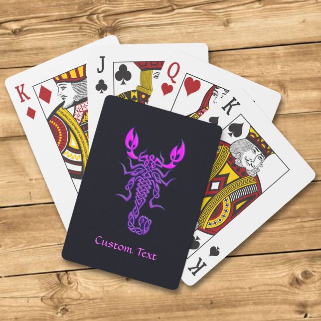 Jeu De Cartes Scorpion de noeud céleste pourpre (Créateur téléchargé)