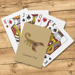 Jeu De Cartes Scorpion de noeud celtique