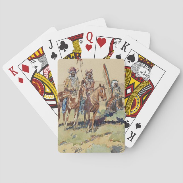 Jeu De Cartes Scoutisme Art occidental par Edward Borein (dos)
