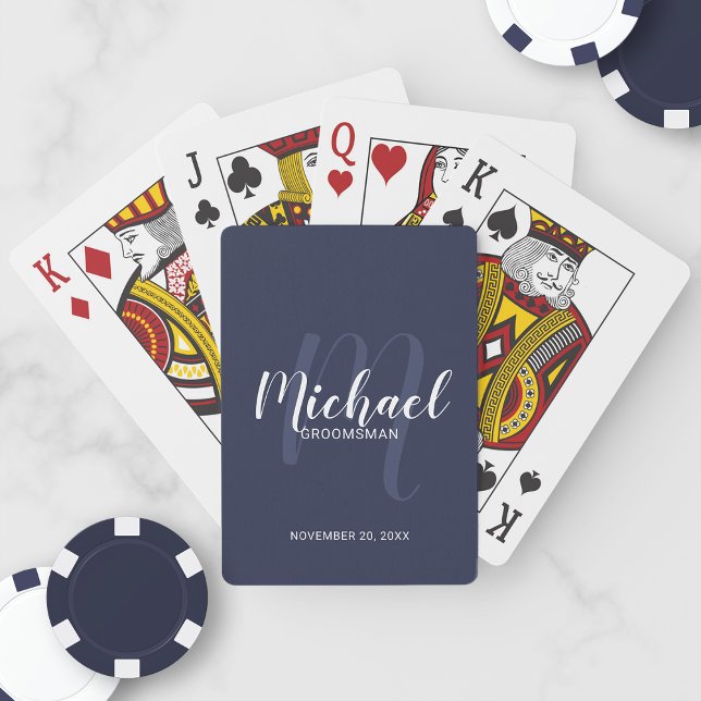 Jeu De Cartes Script Moderne Cuomsmen Personnalisé Jouer aux car (Créateur téléchargé)