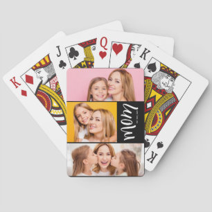 Jeu De Cartes Script personnalisé dual maman année d'établisseme