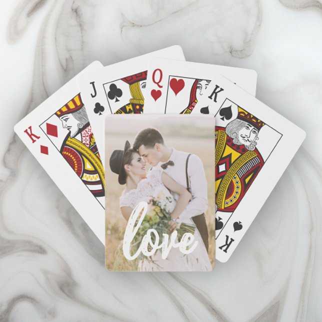 Jeu De Cartes Script Photo Love Personnalisé Lecture de Cartes (Créateur téléchargé)