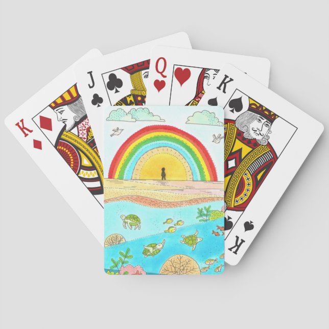 Jeu De Cartes Sea Turtle Beach Adventure Lieu heureux (dos)
