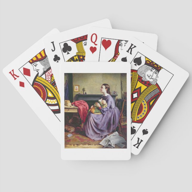 Jeu De Cartes Seigneur, Ton Sera Fait, 1855 (huile sur toile) (dos)
