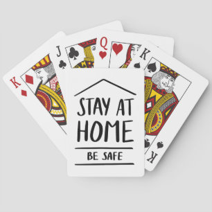 Jeu De Cartes Séjournez à la maison Soyez en sécurité