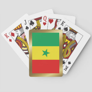 Jeu De Cartes Sénégal Drapeau Jouer des cartes