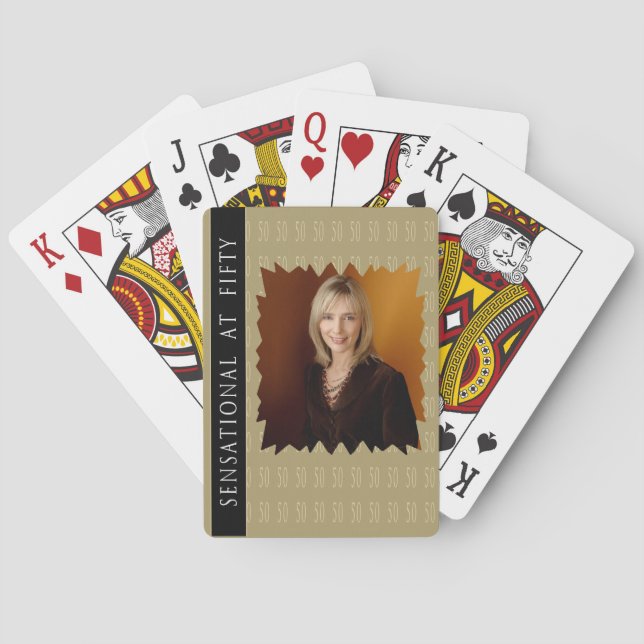 Jeu De Cartes Sensationnel À 50 Cartes De Jeu (dos)