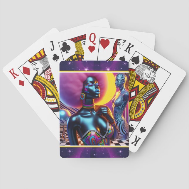 Jeu De Cartes Sentry consensuel Ken Gage Imaginaire Vaporwave (dos)