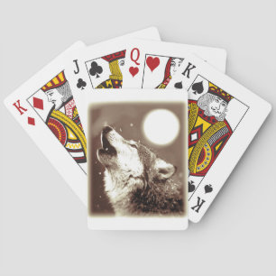 Jeu De Cartes Sepia Wolf & Moon