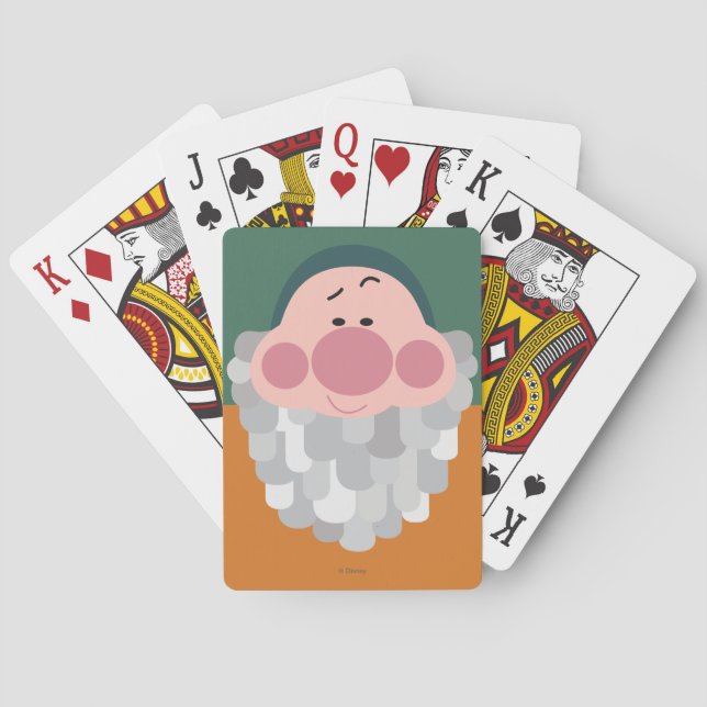 Jeu De Cartes Sept nains - Caractère Bashful Jouer des cartes (dos)
