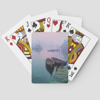 Jeu De Cartes Serene Lake Cliff Mist Playing Cards