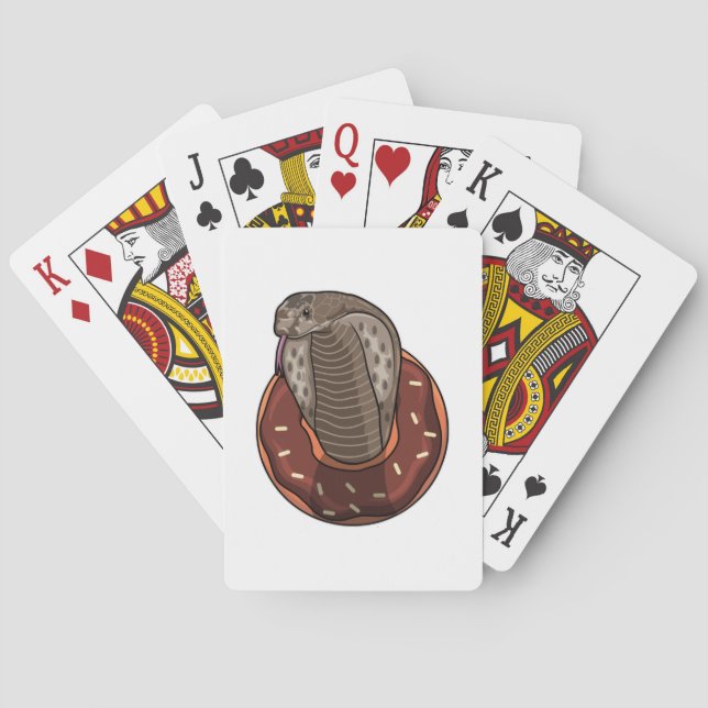 Jeu De Cartes Serpent avec beigne (dos)