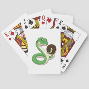 Jeu De Cartes Serpent avec beigne