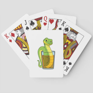 Jeu De Cartes Serpent avec jus