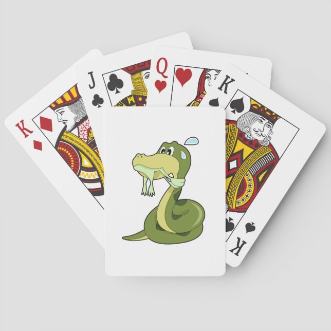 Jeu De Cartes Serpent drôle (dos)