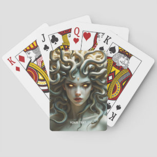 Jeu De Cartes Serpents aux yeux jaunes mignons de l'Imaginaire