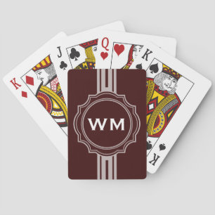 Jeu De Cartes SEULEMENT COULEUR/blanc BANNIÈRE de BOUTON +