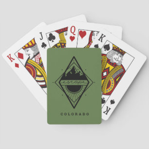 Jeu De Cartes S'évader vers les montagnes Jouer aux cartes Vert