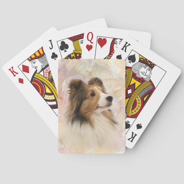 Jeu De Cartes Sheltie font face (dos)