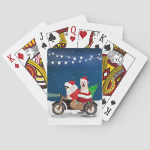 Jeu De Cartes Shiba Inu Chien Noël Père Noël