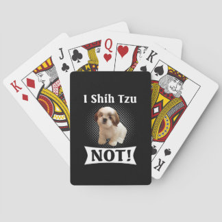 Jeu De Cartes Shih Tzu Aimer Cute Funny Shih Tzu