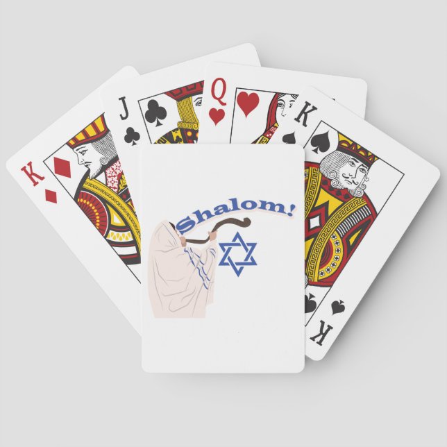 Jeu De Cartes Shofar juif (dos)