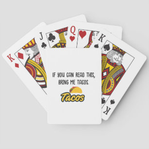 Jeu De Cartes Si vous pouvez lire ceci, apportez-moi Tacos