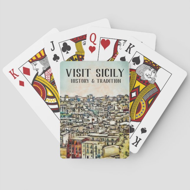 Jeu De Cartes Sicile - HISTOIRE ET TRADITION (dos)