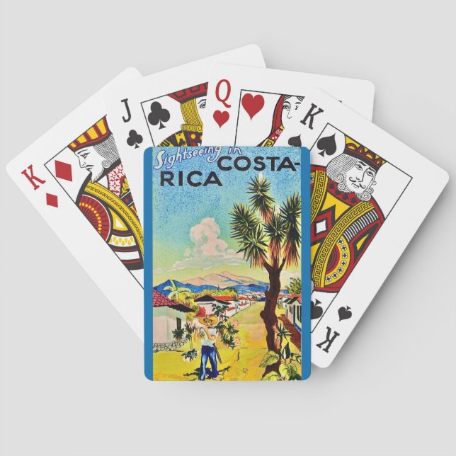 Jeu De Cartes Sightseeing Costa Rica Playing Cards (dos)