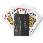 Signature personnalisée Porte d'or noir