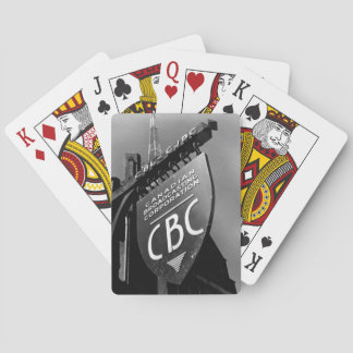Jeu De Cartes Signe de la rue Jarvis de CBC (années 1940)