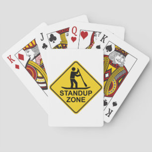 Jeu De Cartes SIGNE ROUTIER DE LA ZONE DE Paddleboard