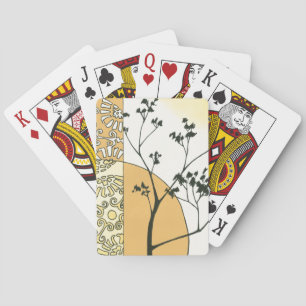 Jeu De Cartes Silhouette clairsemée d'arbre par Megan Meagher