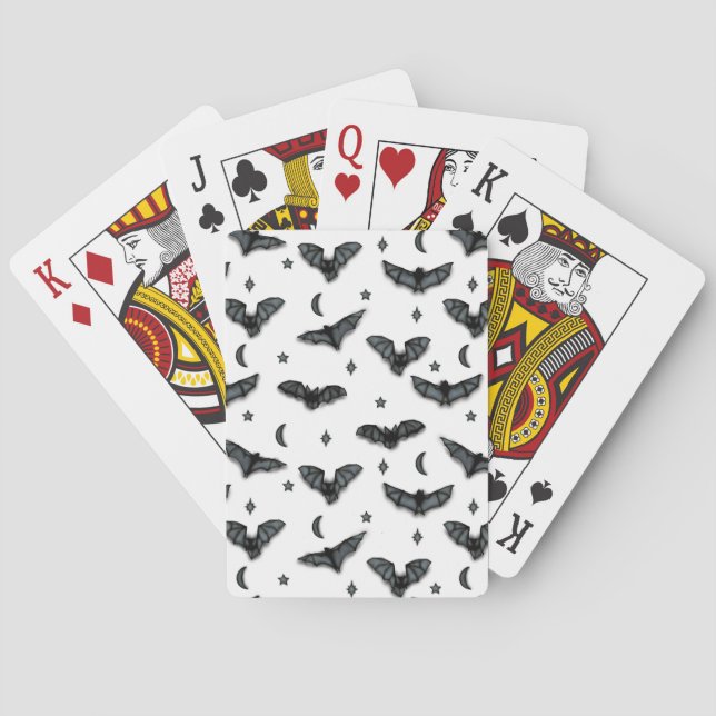Jeu De Cartes Silhouettes de chauve-souris Jouer aux cartes (dos)