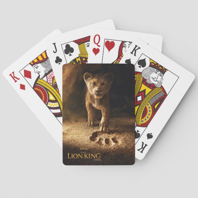 Jeu De Cartes Simba après l'étape de Mufasa jouer aux cartes (dos)
