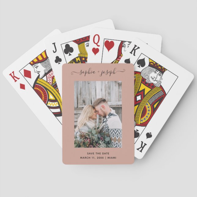 Jeu De Cartes Simple et élégant | Photo Minimal Enregistrer la d (dos)
