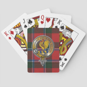 Jeu De Cartes Sinclair Tartan & Badge