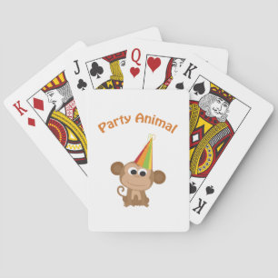 Jeu De Cartes Singe animal de fête