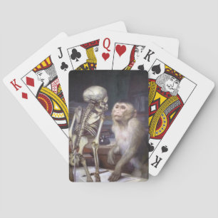Jeu De Cartes Singe Avant Squelette