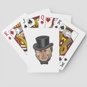 Jeu De Cartes Singe avec Cylindre