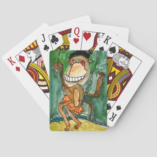 Jeu De Cartes Singe fou par Andrew Heye, 10 ans (dos)