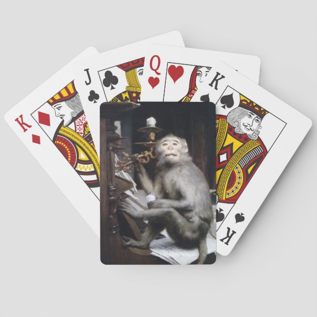Jeu De Cartes Singe souriant (dos)