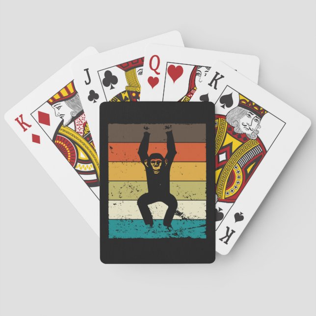 Jeu De Cartes Singes singes singes singes singes singes Apes Chi (dos)