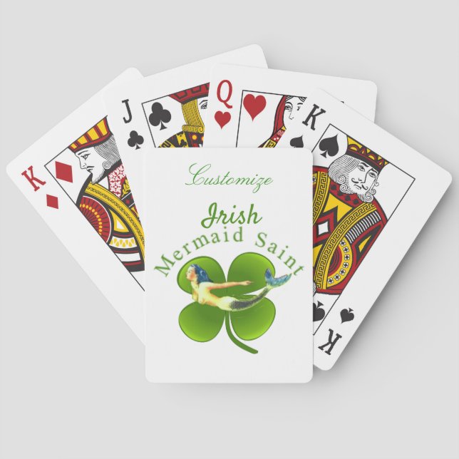 Jeu De Cartes Sirène irlandaise Saint Thunder_Cove (dos)