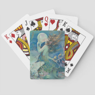 Jeu De Cartes Sirène vintage avec Pearl