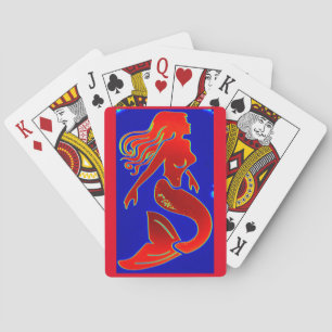 Jeu De Cartes sirènes rouges