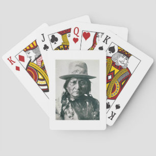 Jeu De Cartes Sitting Bull (1831-1890) (photo b/w)