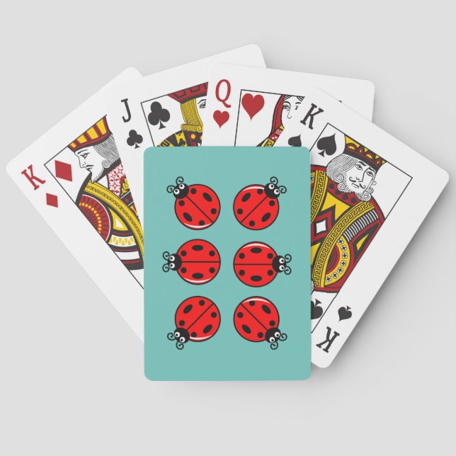 Jeu De Cartes Six Little Ladybugs - Cartes De Jeu Classiques (dos)
